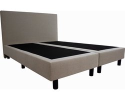 Boxspring Basic  2-persoons 180x200 cm Beige stof