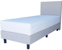Boxspring Basic Beige- Pocketvering Matras - 90x200cm