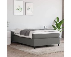 Boxspring Bed Frame Donkergrijs 120x200 cm - Slaapmeubelen voor Comfortabel Slapen