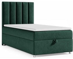 Boxspring Bed met Opbergruimte en Topper voor Optimaal Slaapcomfort