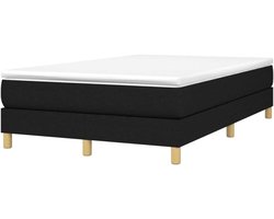 Boxspring Bed - Slaapmeubel Ledikant - Goede Nachtrust - Multiplex Lattenbodem - 120x200 cm - Zwart