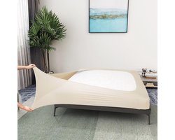 Boxspring Bedrok Twin Size - Jersey Stretch en 4 Zijden Bedcover voor Huizen en Hotels