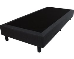 Boxspring Deluxe Antraciet - Bonell geveerd - 90x200cm
