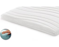 Boxspring Deluxe Topper 180x200x9 Topdekmatras - Topper Hotel XL - Koudschuim HR45 9cm dik -Antibacterieel - Orthopedisch Verantwoord - 4 Seizoenen - Incl Wasbare Hoes