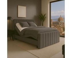 Boxspring Florence Elektrisch verstelbaar 180x200 cm Antraciet