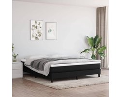 Boxspring Frame - Bedframe Dubbel - Slaapcomfort Vergroten - Stevige Pootjes - 180x200 cm - Zwart