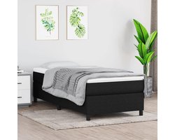 Boxspring Frame - Bedframe Eenpersoons - Goede Nachtrust - Stabiele Pootjes - 90x200 cm - Zwart