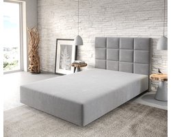 Boxspring-frame Dream-Fine microvezel grijs 120x200