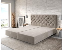 Boxspring-frame Dream-Great microvezel beige 180x200