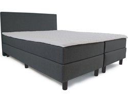 Boxspring Home - Compleet - Pocketvering - HR koudschuim - Antraciet - 140x190 cm