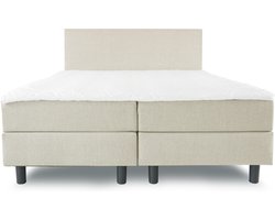 Boxspring Home - Compleet - Pocketvering - HR koudschuim - Beige - 140x190 cm