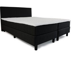 Boxspring Home - Compleet - Pocketvering - HR koudschuim - Zwart - 120x220 cm