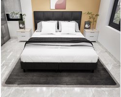 Boxspring Kristal Antraciet 180x200
