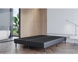 Boxspring Los Onderstel Fleur - 180x200 cm - Skai Zwart