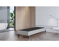 Boxspring Los Onderstel Fleur - 70x200 cm - Stof Grijs