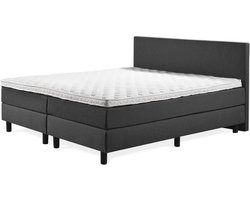Boxspring Luxe 160x210 Glad Antracite
