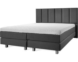 Boxspring Luxe 160x220 Vertical Zwart
