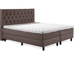 Boxspring Luxe 180x220 Capiton Bruin