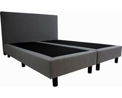 Boxspring Luxe 2-persoons 140x200 cm Antraciet stof