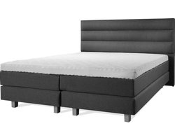 Boxspring Luxe 200x200 Horizon Zwart