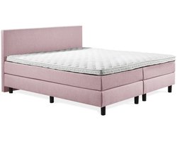 Boxspring Luxe Glade Hoofdbord 130 x 210 Roze