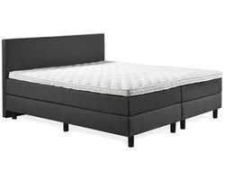 Boxspring Luxe Glade Hoofdbord 170 x 200 - Antraciet