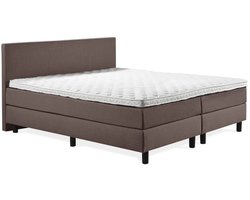 Boxspring Luxe Glade Hoofdbord 200 x 200 Bruin