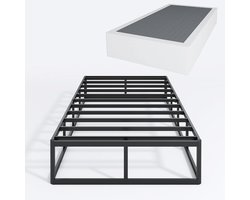 Boxspring - Matrasbodem - Stabiele Ondersteuning - Geluidsvrije Constructie - 9 inch - Zwart