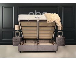 Boxspring met opbergruimte ▶ Opberg Boxspring Florida ◀ compleet boxspring - 180x200