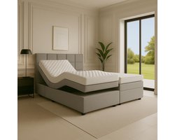 Boxspring Modena Elektrisch verstelbaar 160x200 cm Antraciet