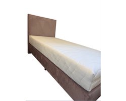 Boxspring OP MAAT - 100x200 (inclusief hoofdbord en matras) + (Verkrijgbaar in Zwart, Antraciet, Licht Grijs en Beige) - Alle maten verkrijgbaar