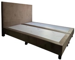 Boxspring OP MAAT met opbergruimte en hoofdbord (zonder matras) - 85x160 + (Verkrijgbaar in Zwart, Antraciet, Licht Grijs en Beige) - Alle maten verkrijgbaar