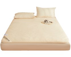 Boxspring - Pocketvering - Beige - 180x200 cm - Inclusief Dekbed en Kussens