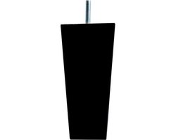 Boxspring poten taps zwart 15cm