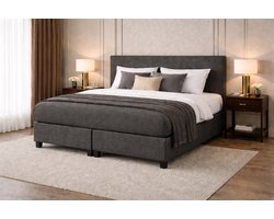 Boxspring Rotterdam Compleet van DER Bedding - OP MAAT & Verkrijgbaar in veel diverse kleuren! - 100x200