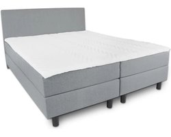 Boxspring Serenity - 70x200 Compleet - Grijs Glad - AVV Matrassen