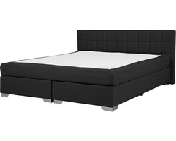 Boxspring Stof ADMIRAL 180 x 200 cm Zwart