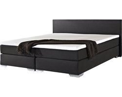 Boxspring Stof PRESIDENT 180 x 200 cm Zwart