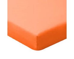 Boxspring Strijkvrij Katoen Hoeslaken Vuur Oranje 150x200