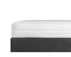 Boxspring Student Basic Antraciet - 120x200 cm -  Comfort Foam Matras