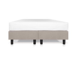 Boxspring Student Basic Beige - 130x200 cm - Pocket matras 7-zones