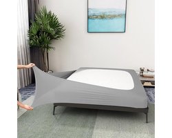 Boxspringhoes Twin Size - Gebreide Jersey Hoes voor Luxe Afwerking van je Bed