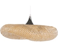 BOYNE - Hanglamp - Zilver - Bamboehout