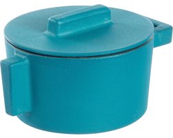 Braadpan Blauw 10 cm incl deksel - Sambonet