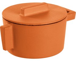 Braadpan Oranje 10 cm incl deksel - Sambonet