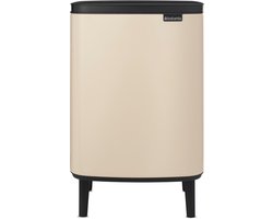 Brabantia Bo Hi Prullenbak - 12 liter - Soft Beige