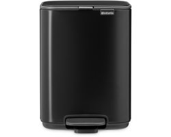 Brabantia Bo Pedaalemmer - 4 liter - Badkamer - Matt Black