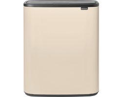 Brabantia Bo Touch Bin Prullenbak - 60 liter - Soft Beige