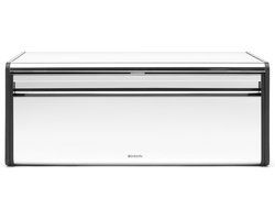 Brabantia Broodtrommel - met klepdeksel - Brilliant Steel