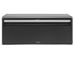 Brabantia Broodtrommel - met klepdeksel - Matt Black